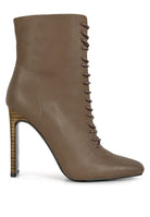 WYNDHAM Lace Up Leather Ankle Boots - Guy Christopher 