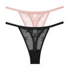 2PCS/Set Mesh Transparent Thong Women Panties Underwear Women Seamless G-String Female Underpants Intimates Lingerie S-XL - Guy Christopher 