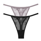 2PCS/Set Mesh Transparent Thong Women Panties Underwear Women Seamless G-String Female Underpants Intimates Lingerie S-XL - Guy Christopher 