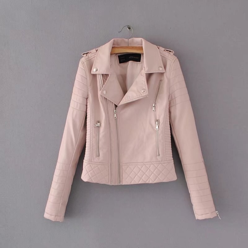 2023 Autumn New Fashion Leather Jacket Women Slim Long Sleeve Coat Women Winter Jacket - Guy Christopher 