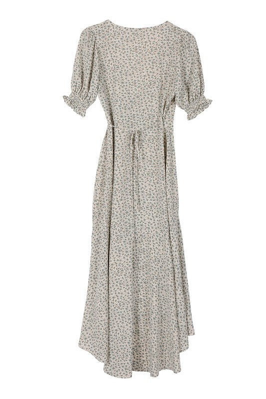 SS V neck wrap dress - Guy Christopher 