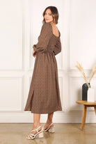 Square neck vintage puff dress - Guy Christopher 