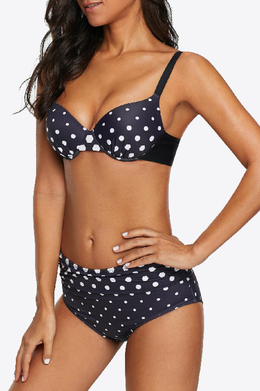 Summer Lovin' Polka Dot Bikini Set - Embrace your natural elegance and romance the waves with unparalleled beauty and comfort. - Guy Christopher 