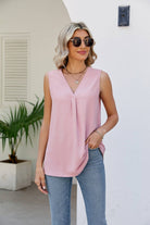 V-Neck Tunic Tank Top - Guy Christopher 