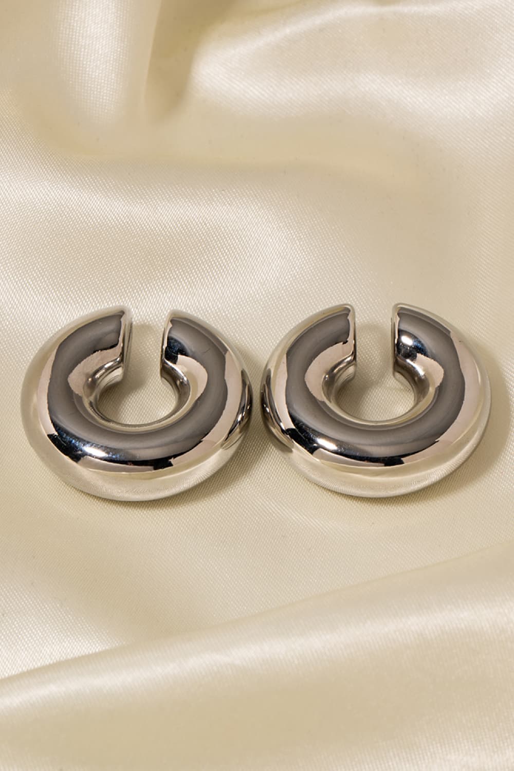 Stainless Steel Cuff Earrings - Guy Christopher 