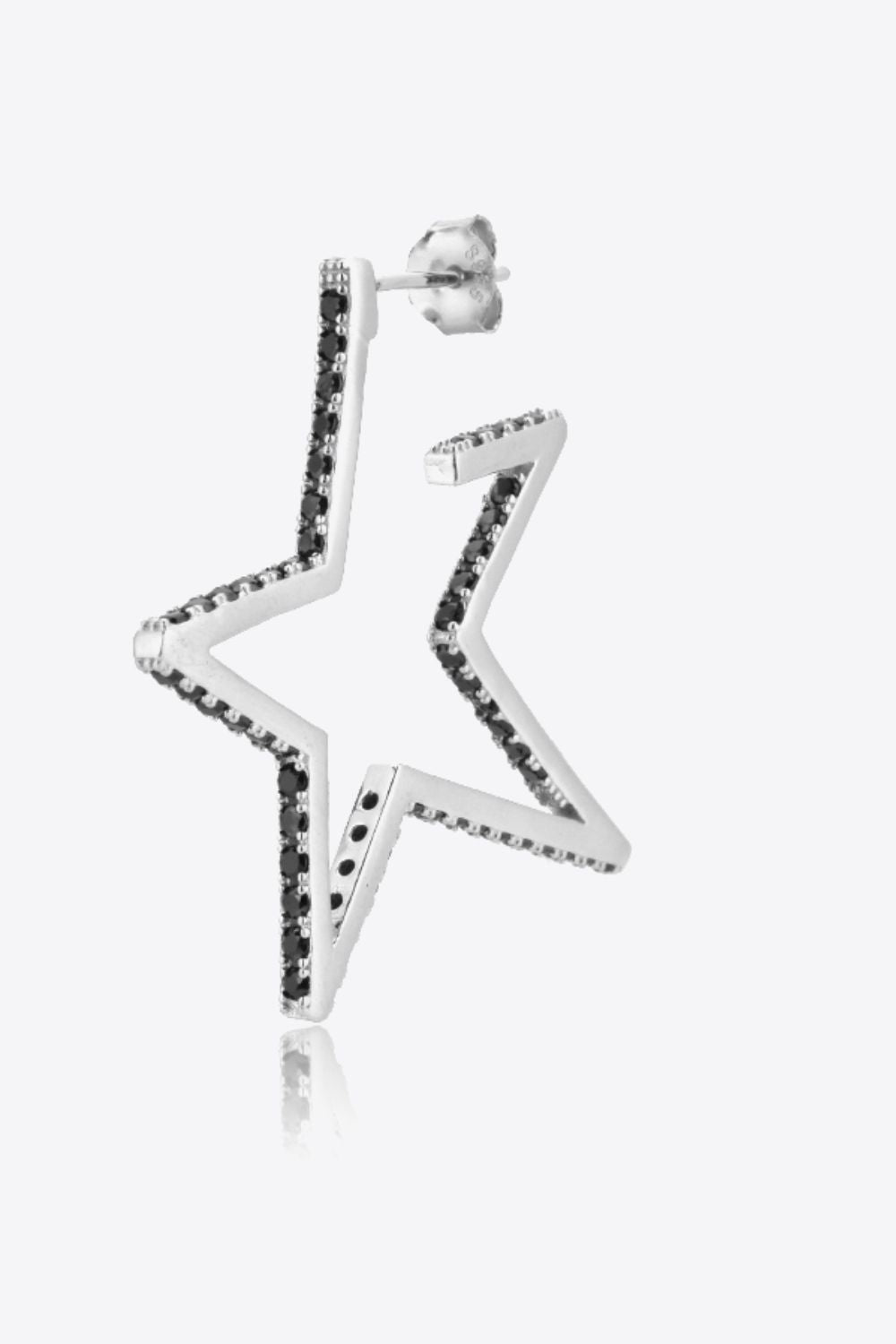 Zircon Star 925 Sterling Silver Earrings - Guy Christopher 