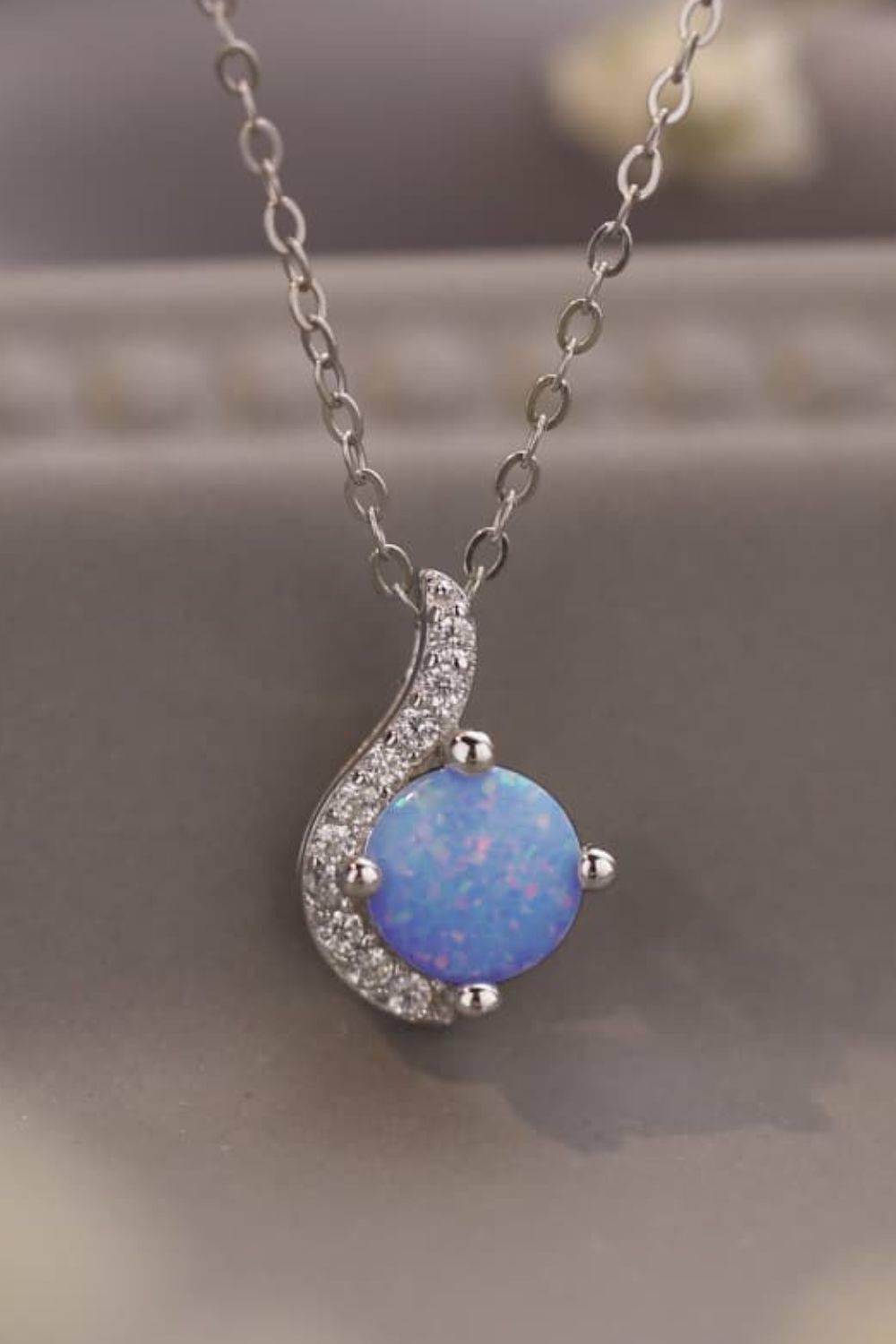 Sweet Beginnings Opal Pendant Necklace - Guy Christopher 