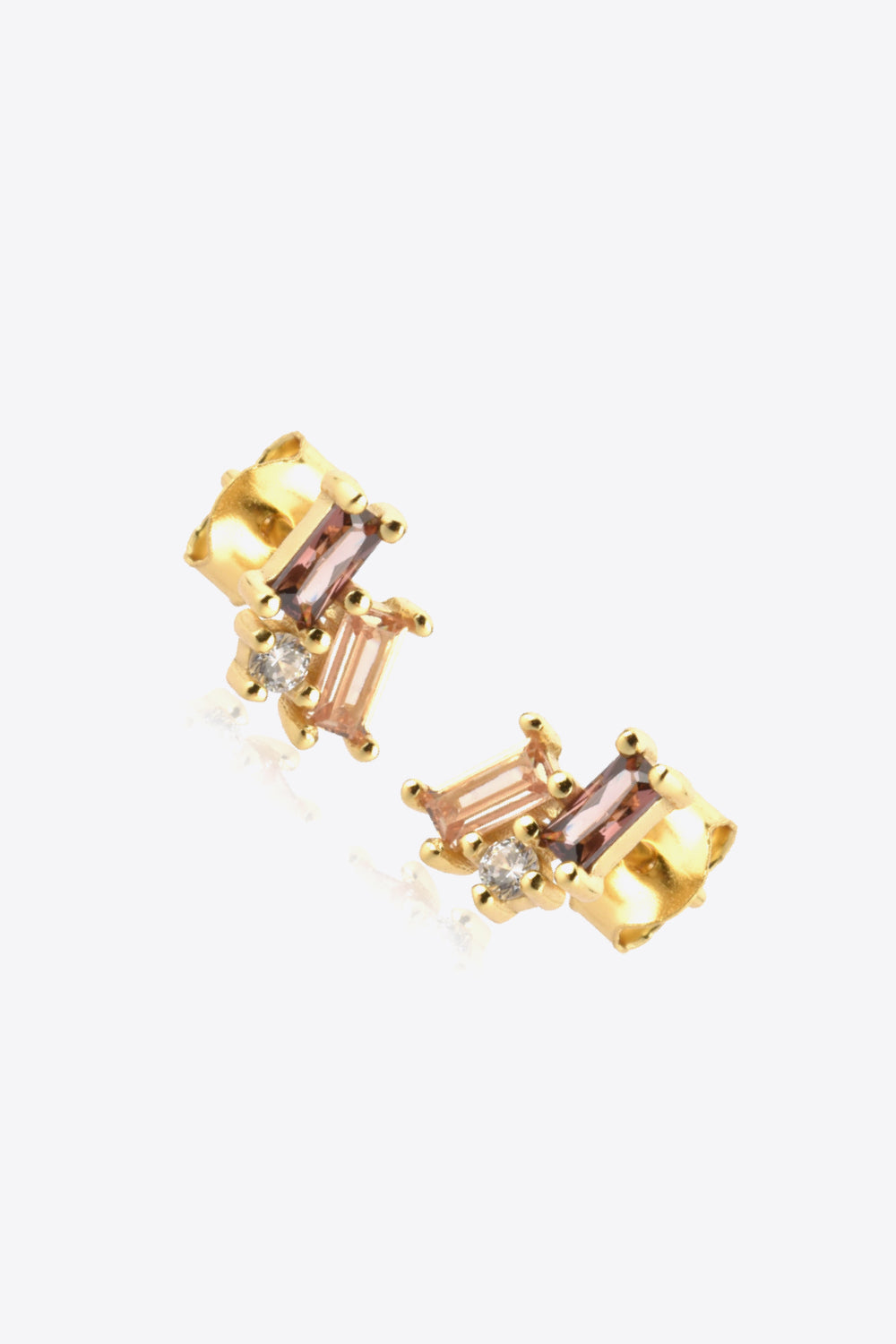 Zircon 925 Sterling Silver Stud Earrings - Guy Christopher 