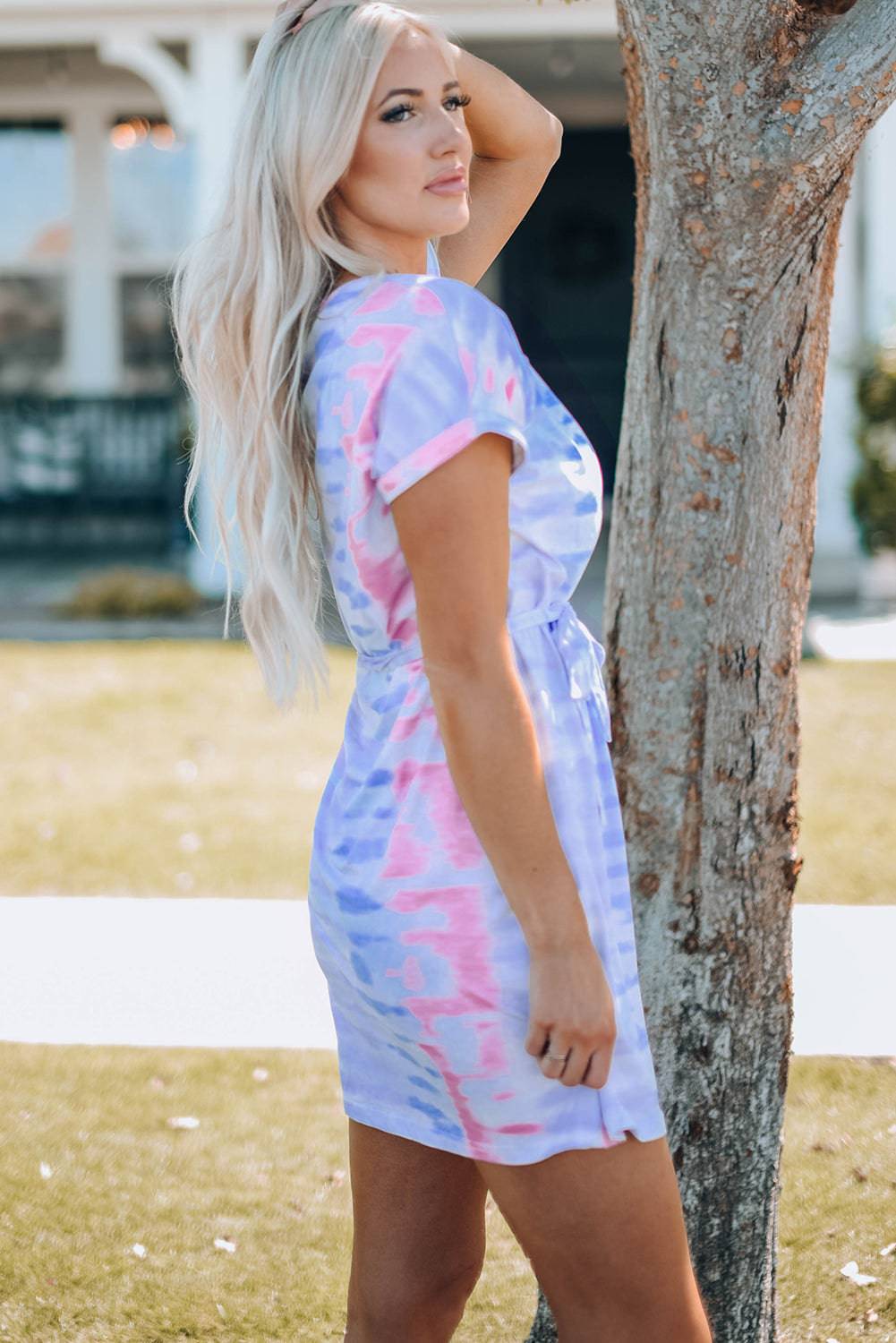 Summer Love Story Dress - Ignite Your Inner Goddess and Captivate Hearts with Enchanting Tie-Dye Magic. - Guy Christopher 