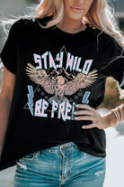 Wild and Free - Unleash your untamed essence with our captivating graphic tee! - Guy Christopher 