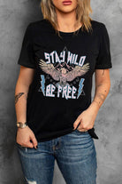 Wild and Free - Unleash your untamed essence with our captivating graphic tee! - Guy Christopher 