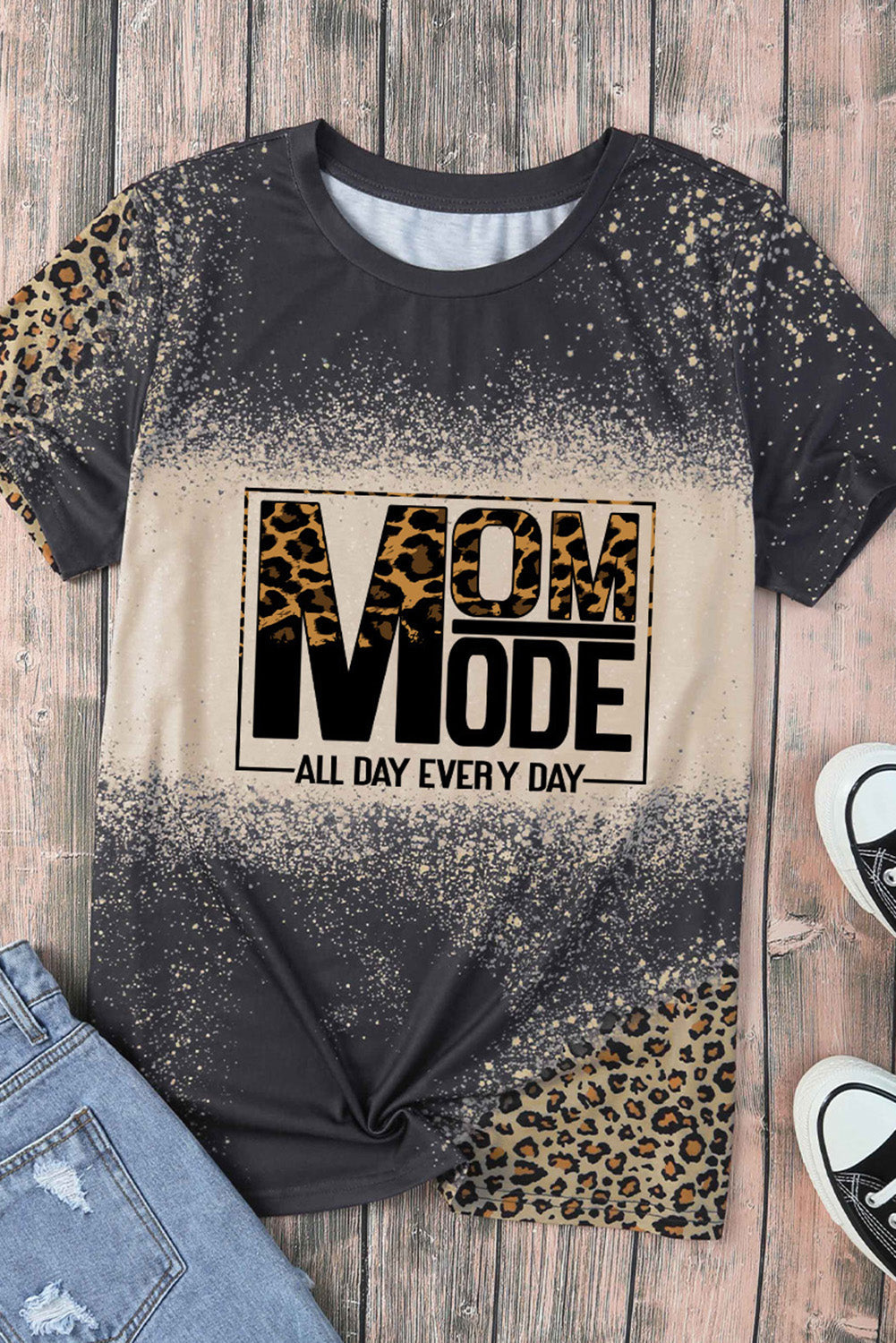 Wild Beauty - Embrace Your Inner Goddess with our Graphic Leopard Tee Shirt - Effortlessly Hug Your Curves - Guy Christopher 