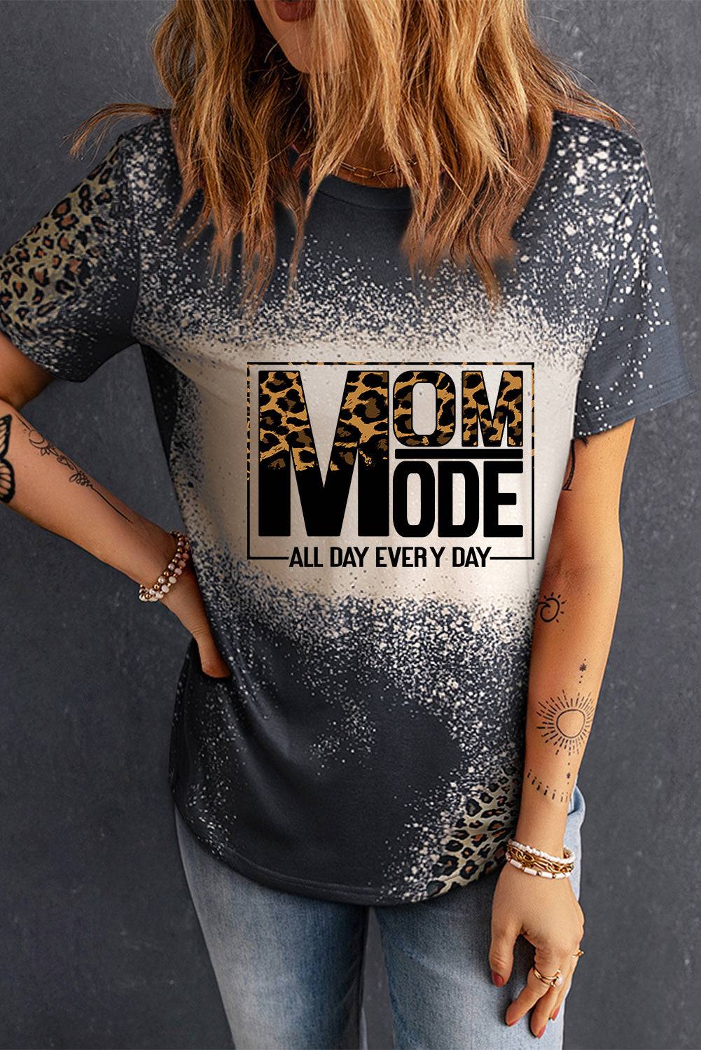 Wild Beauty - Embrace Your Inner Goddess with our Graphic Leopard Tee Shirt - Effortlessly Hug Your Curves - Guy Christopher 