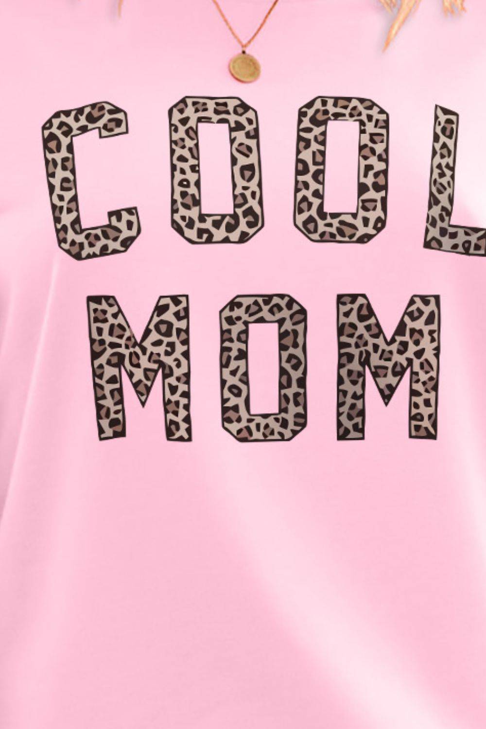 Wrap Yourself in Love with Our COOL MOM Graphic Drop Shoulder Sweatshirt - Feel Confident, Feminine, and Comfortable on Any Occasion. - Guy Christopher 
