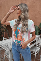 Tie-Dye Graphic Tee Shirt - Embrace the Spirit of Sweet Summer Days - Let Your Carefree Soul Shine - Guy Christopher 