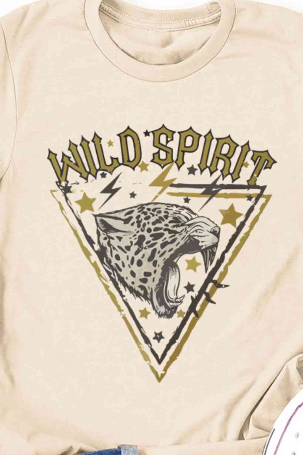 WILD SPIRIT Graphic Short Sleeve T-Shirt - Guy Christopher 