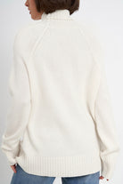 Turtle Neck Raglan Sleeve Sweater - Guy Christopher 