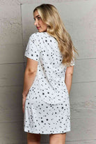 MOON NITE Quilted Quivers Button Down Sleepwear Dress - Guy Christopher 