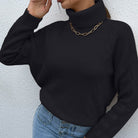 Turtle Neck Long Sleeve Sweater - Guy Christopher 
