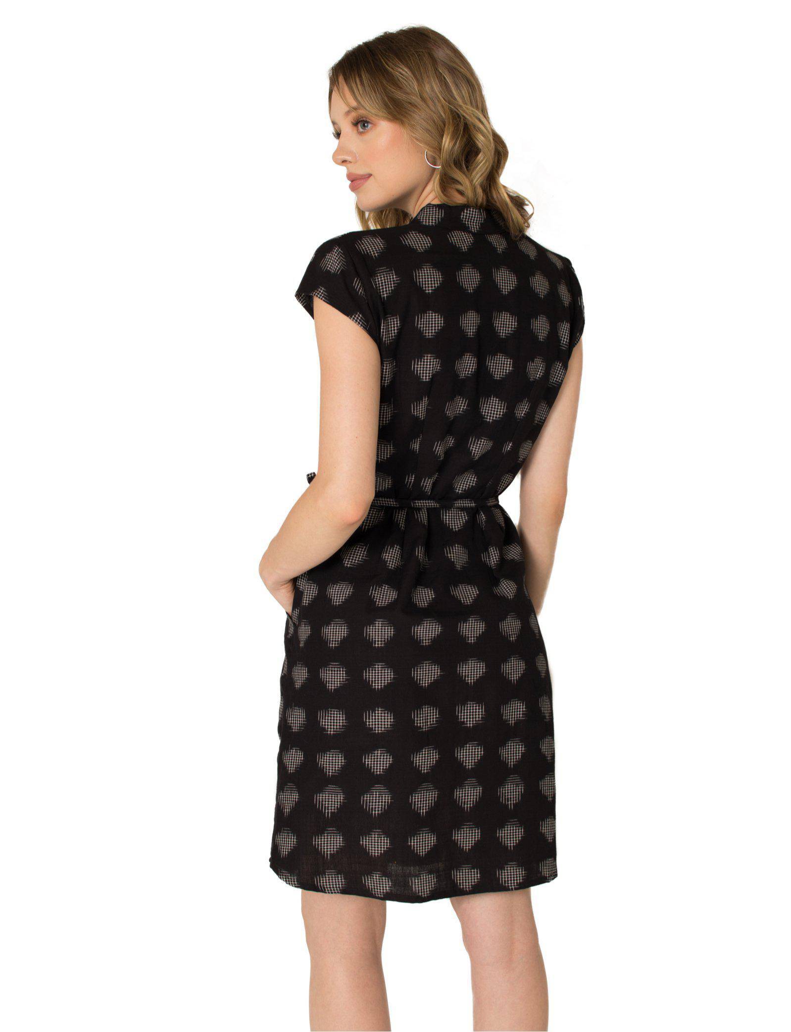 Zoey Button Dress - Guy Christopher 