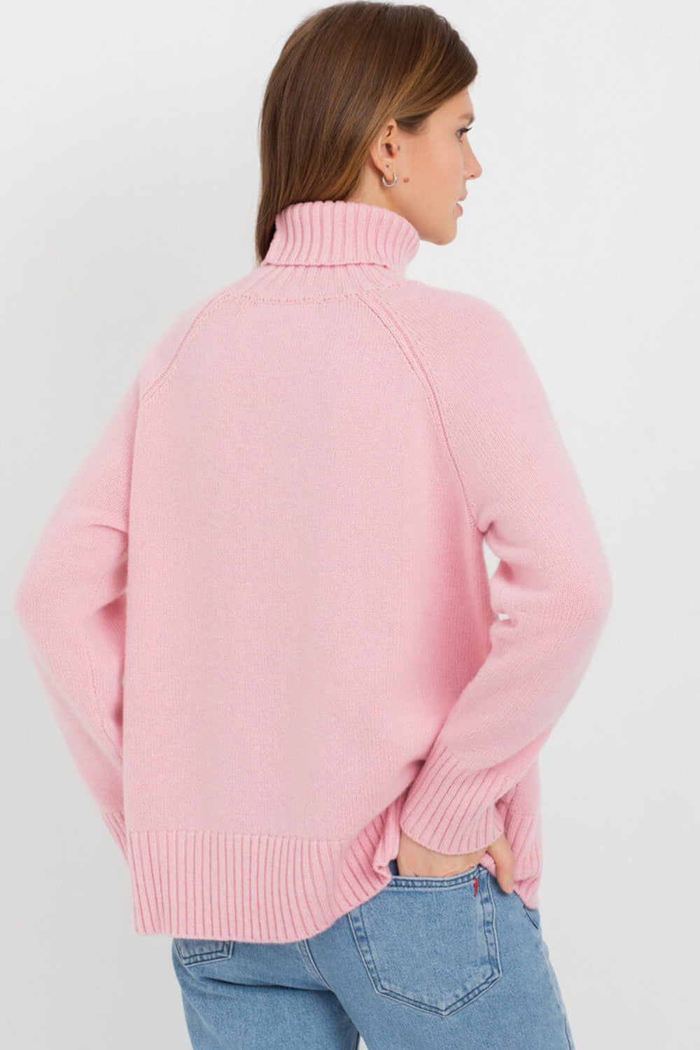 Turtle Neck Raglan Sleeve Sweater - Guy Christopher 