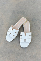 Weeboo Walk It Out Slide Sandals in Icy White - Guy Christopher 
