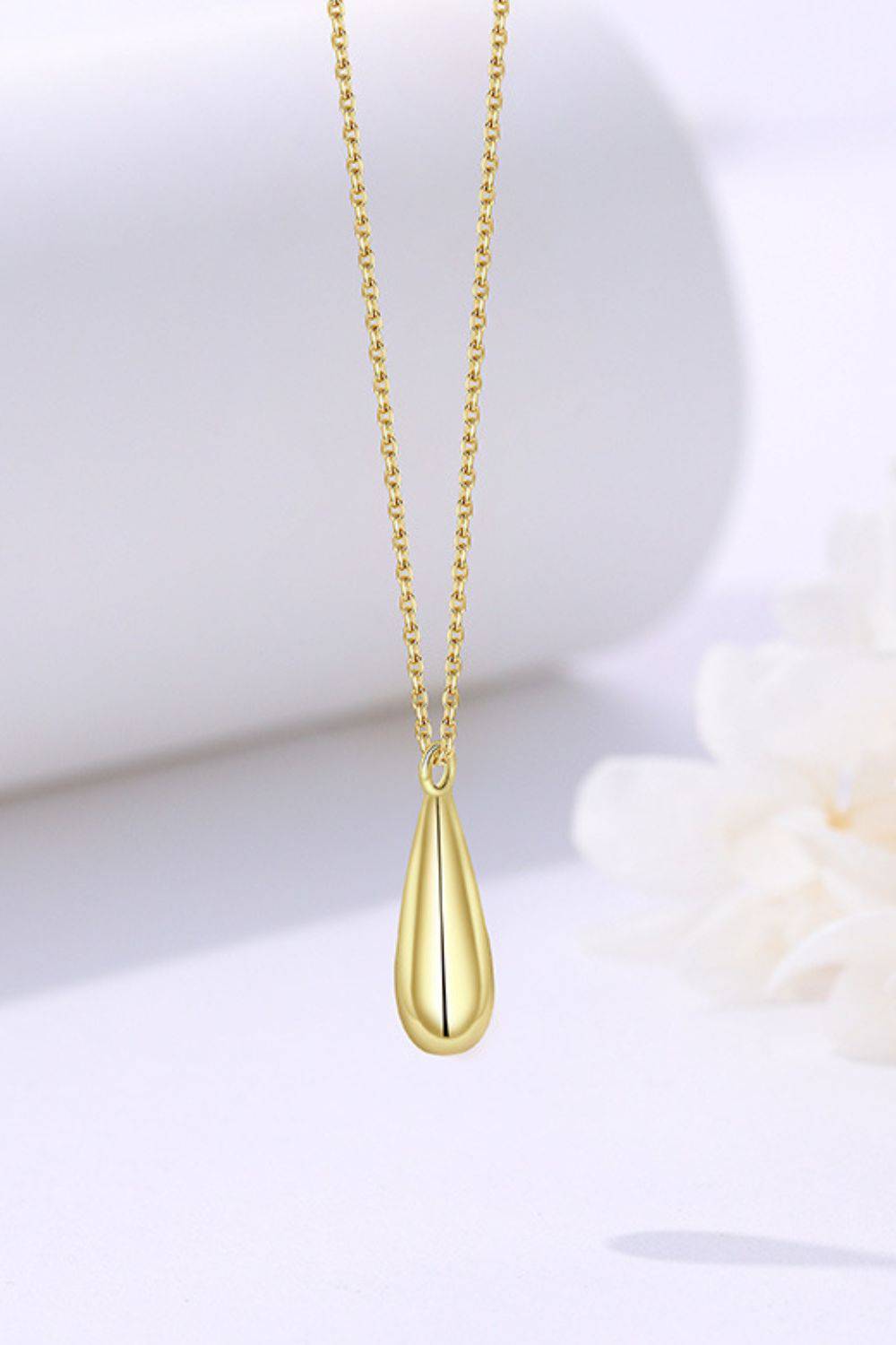 18K Gold-Plated Pendant Necklace - Guy Christopher 