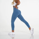 2022 Custom Logo Scrunch Butt Women Yoga Wear Pants Gym Fitness Wear High Waist Training Sports Yoga Seamless Leggings For Women - Guy Christopher