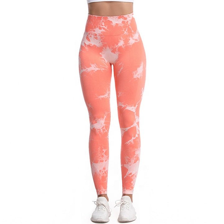 2022 Tie Dye Sexy Workout Clothing Scrunch Butt Tights Seamless High Waist Women Yoga Leggings - Guy Christopher