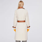 2023 Women's Trench Coat Autumn Fashion New Show High Quality Long Windbreaker 92242 - Guy Christopher