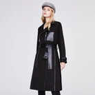 2023 Women's Trench Coat Autumn Fashion New Show High Quality Long Windbreaker 92242 - Guy Christopher