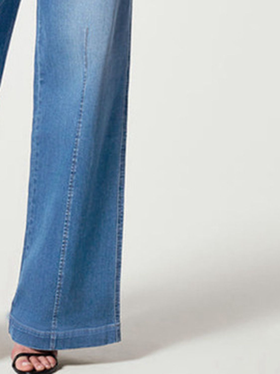 Wide Leg Long Jeans - Guy Christopher 