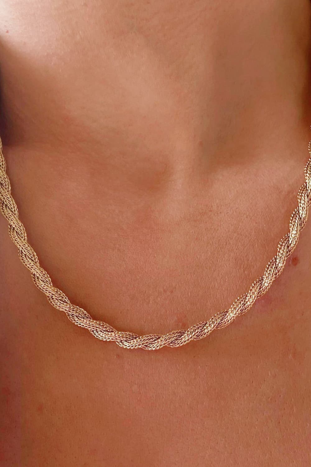 Twisted Stainless Steel Necklace - Guy Christopher 