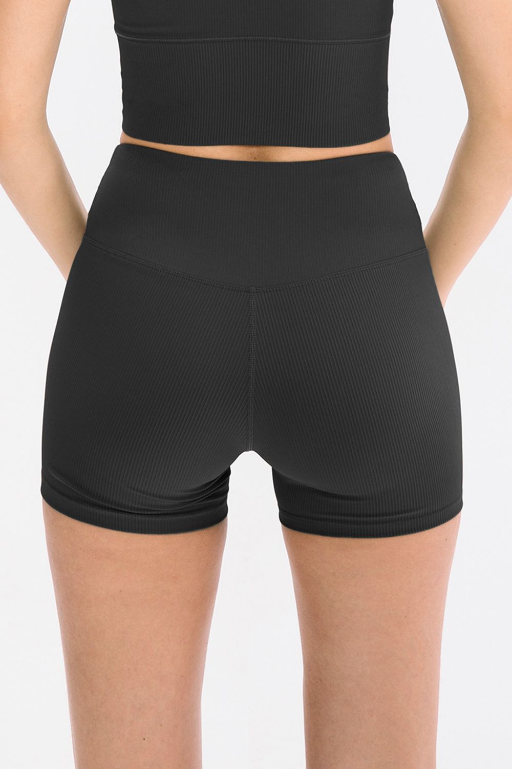 Slim Fit Wide Waistband Sports Shorts - Guy Christopher 