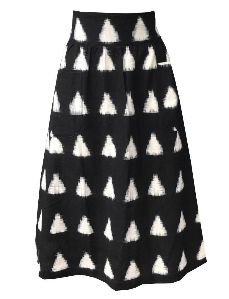 Triangles Midi Skirt - Guy Christopher 