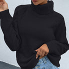 Turtle Neck Long Sleeve Sweater - Guy Christopher 