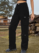 Straight Leg Cargo Jeans - Guy Christopher 