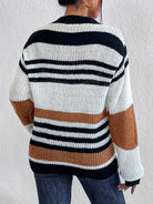 Striped Round Neck Sweater - Guy Christopher 