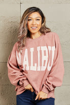 Sweet Claire "Malibu" Oversized Crewneck Sweatshirt - Guy Christopher 
