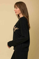 Gilli Full Size WIFEY Graphic Pullover Sweater - Guy Christopher 