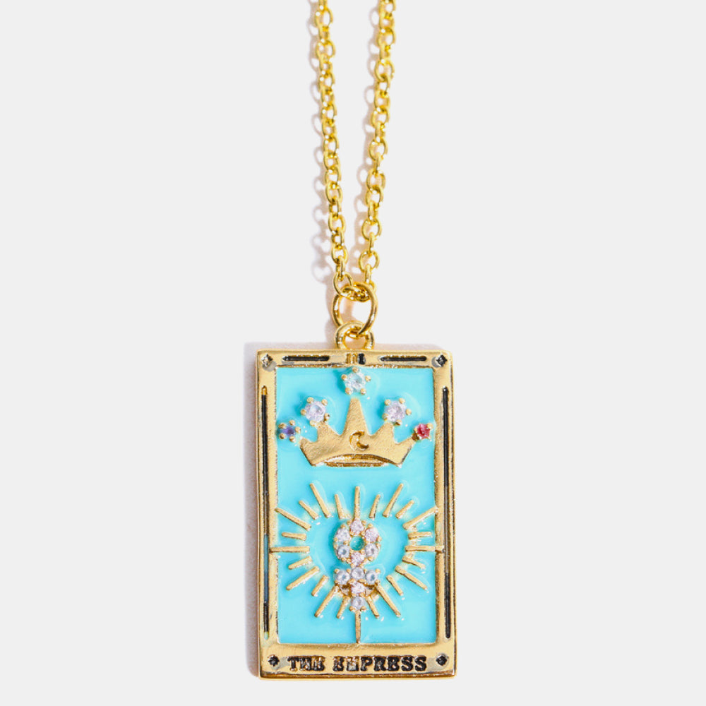 Tarot Card Pendant Stainless Steel Necklace - Guy Christopher 