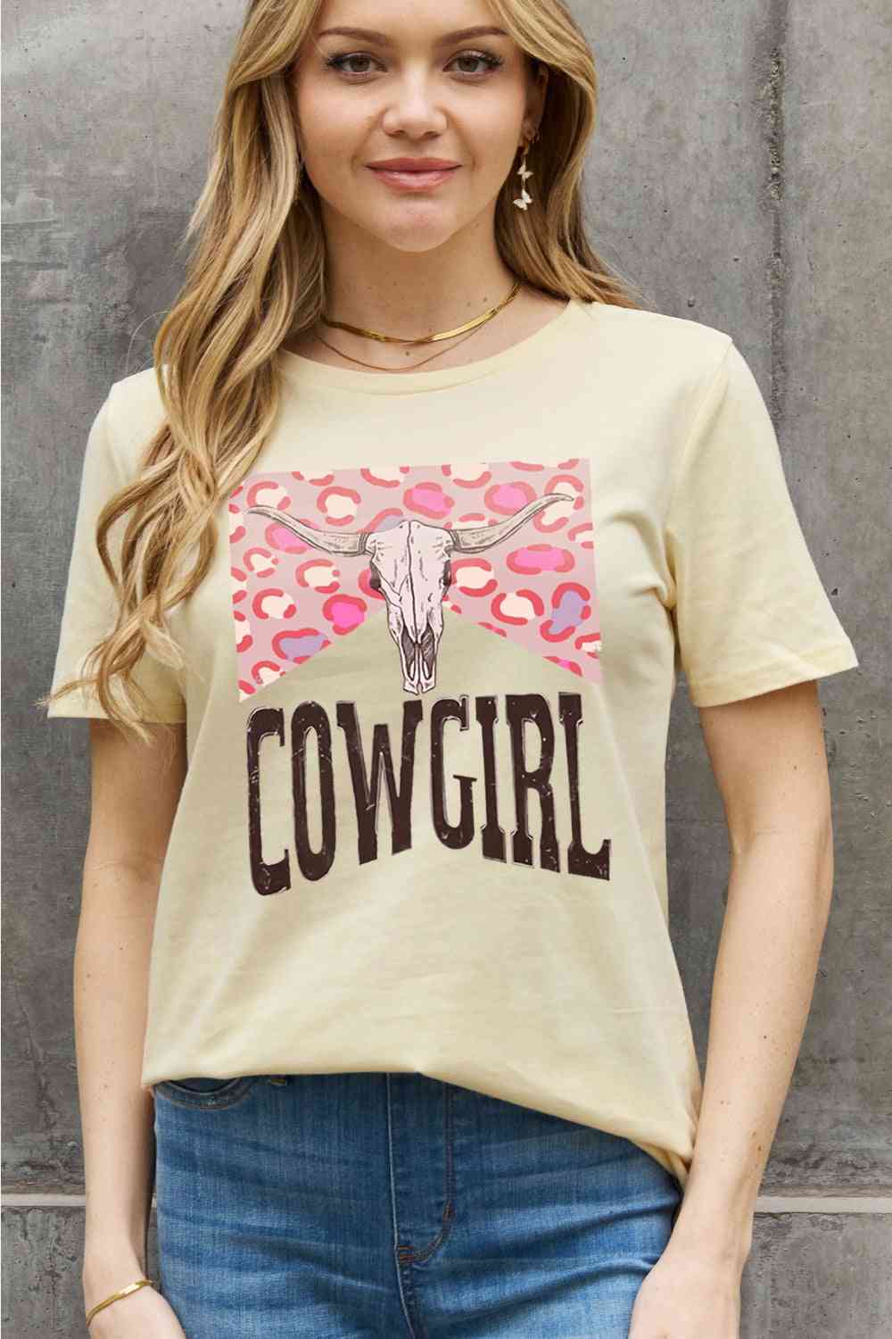 Simply Love Simply Love Full Size COWGIRL Graphic Cotton Tee - Guy Christopher 
