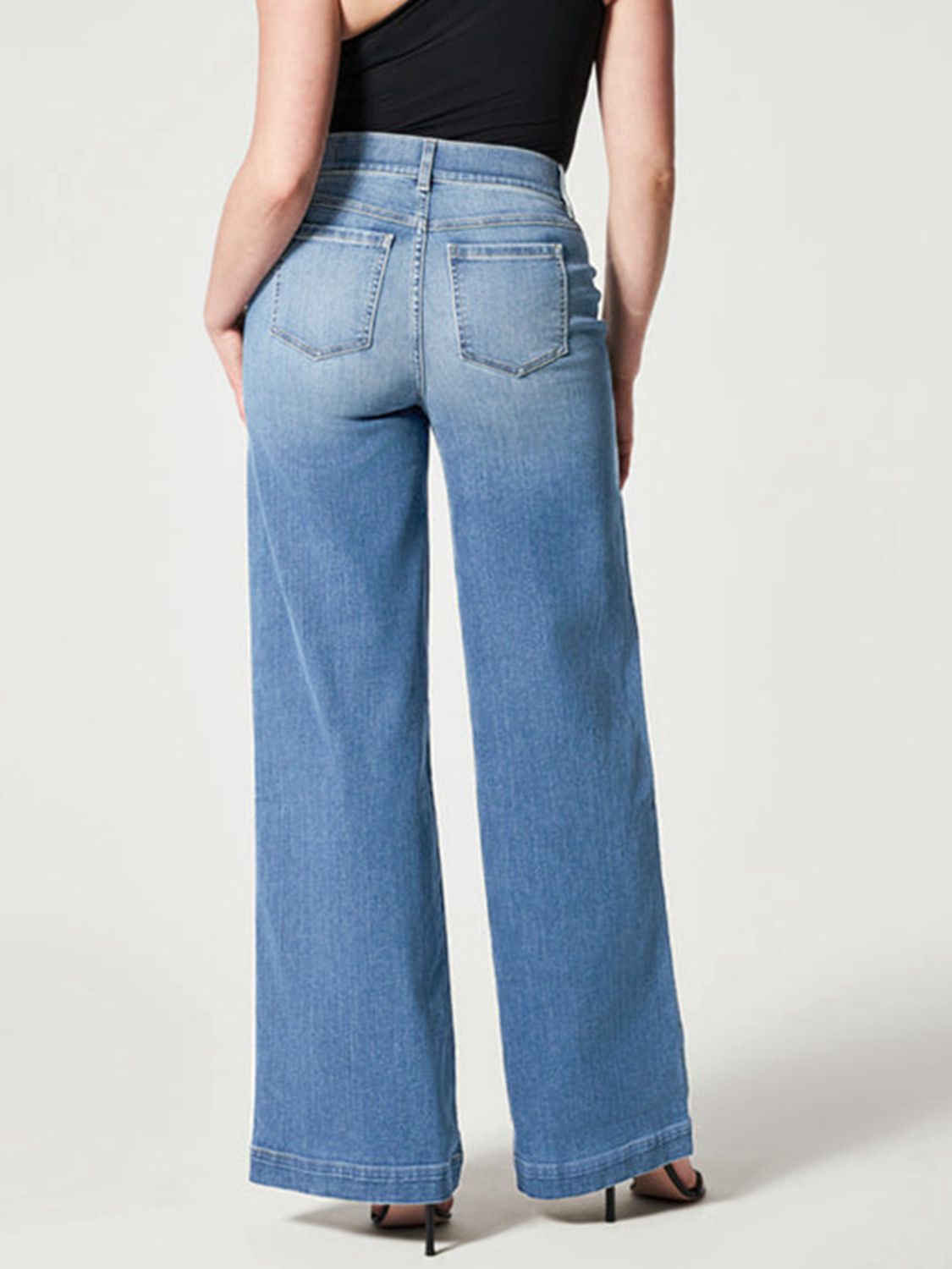 Wide Leg Long Jeans - Guy Christopher 