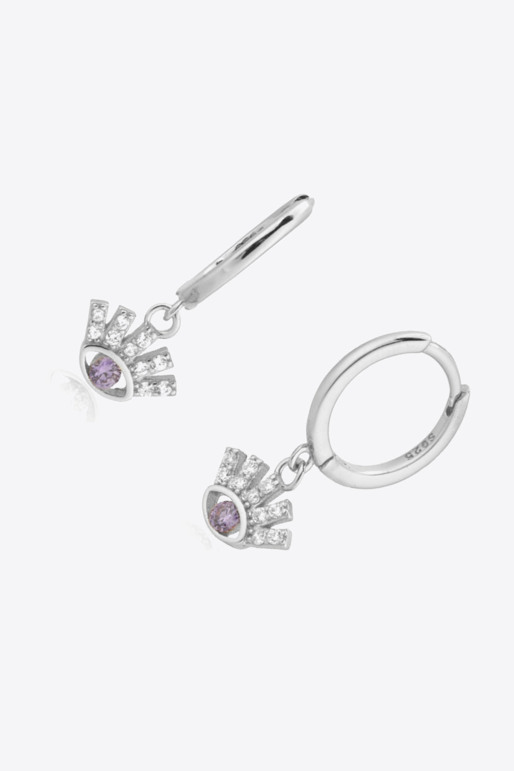 925 Sterling Silver Huggie Drop Earrings - Guy Christopher