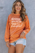 WHATEVER SPICES YOUR PUMPKIN Graphic Sweatshirt - Guy Christopher 