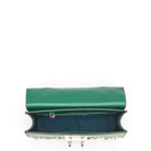 The Hollywood Studded Leather Crossbody Bag Evergreen - Guy Christopher 