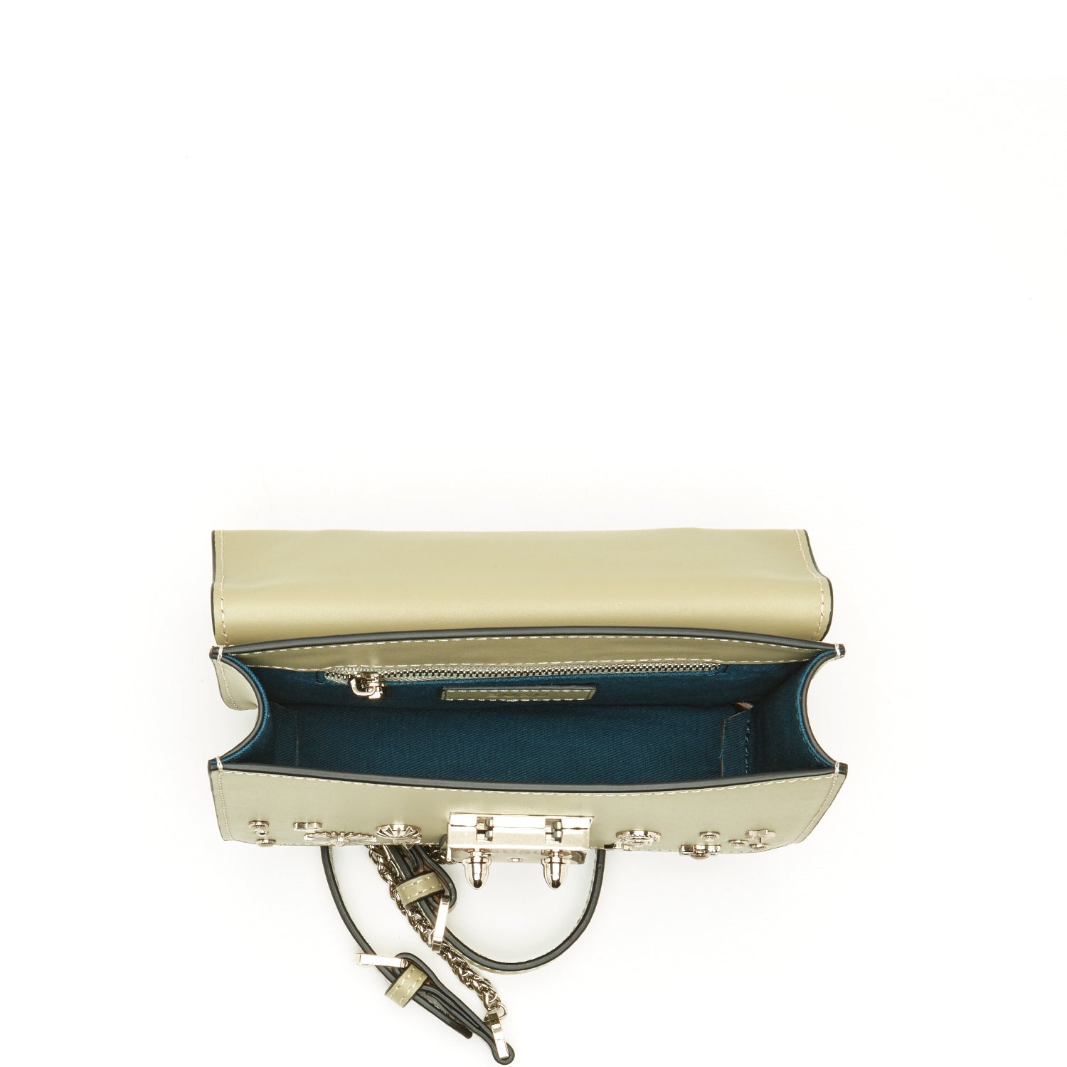 The Hollywood Leather Crossbody Bag Sage Green - Guy Christopher 