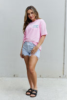 Sweet Claire "Wish You Were Here" Oversized Graphic T-Shirt - Guy Christopher 
