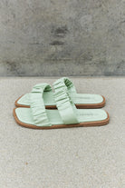 Weeboo Double Strap Scrunch Sandal in Gum Leaf - Guy Christopher 