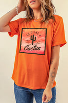 Adventure Awaits - Embrace Your Wild Side with "Go Climb A Cactus" Slogan Graphic Tee Shirt - Let Your Spirit Soar! - Guy Christopher 